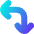 Line Arrow Top Right Corner Large Icon from Flex Gradient Set