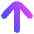 Line Arrow Up Large 1 Icon from Flex Gradient Set