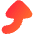 Triangle Arrow Bend Right Up Large Icon from Flex Gradient Set