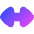 Triangle Arrow Horizontal Large Icon from Flex Gradient Set