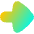 Triangle Arrow Right Large 1 Icon from Flex Gradient Set