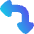 Triangle Arrow Top Right Corner Large Icon from Flex Gradient Set