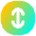 Line Arrow Fit To Height Circle Icon from Flex Gradient Set