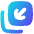 Line Arrow Minimize Window 4 Icon from Flex Gradient Set