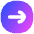 Line Arrow Right Circle 1 Icon from Flex Gradient Set