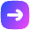 Line Arrow Right Square Icon from Flex Gradient Set