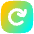 Line Arrow Rotate Right Square Icon from Flex Gradient Set