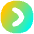 Tailless Line Arrow Right Circle Icon from Flex Gradient Set