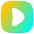 Tailless Triangle Arrow Right Square Icon from Flex Gradient Set