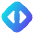 Triangle Arrow Expand Horizontal Diamond Icon from Flex Gradient Set