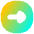 Triangle Arrow Right Circle 1 Icon from Flex Gradient Set
