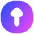 Triangle Arrow Up Circle 1 Icon from Flex Gradient Set