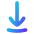 Line Arrow Move Down 1 Icon from Flex Gradient Set