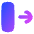 Line Arrow Move Right 2 Icon from Flex Gradient Set