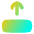Line Arrow Move Up 2 Icon from Flex Gradient Set