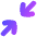 Line Arrow Shrink Diagonal 1 Icon from Flex Gradient Set