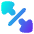 Triangle Arrow Expand Diagonal 4 Icon from Flex Gradient Set