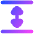 Triangle Arrow Expand Vertical Icon from Flex Gradient Set
