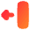 Triangle Arrow Move Left 2 Icon from Flex Gradient Set
