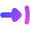 Triangle Arrow Move Right 1 Icon from Flex Gradient Set