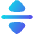 Triangle Arrow Move Vertical Icon from Flex Gradient Set