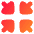 Triangle Arrow Shrink Icon from Flex Gradient Set