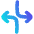 Line Arrow Dodge 3 Icon from Flex Gradient Set