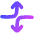Line Arrow Dodge 4 Icon from Flex Gradient Set