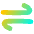 Line Arrow Transfer Horizontal 1 Icon from Flex Gradient Set