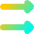 Double Triangle Arrow Right Icon from Flex Gradient Set