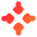 Triangle Arrow Point Center Icon from Flex Gradient Set
