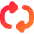 Triangle Arrow Reload Horizontal 2 Icon from Flex Gradient Set