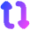 Triangle Arrow Reload Vertical 1 Icon from Flex Gradient Set