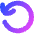 Line Arrow Rotate Left 2 Icon from Flex Gradient Set