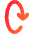 Line Arrow Rotate Vertical Right 2 Icon from Flex Gradient Set