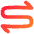 Line Arrow Curvy Both Direction 2 Icon from Flex Gradient Set
