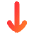 Line Arrow Down 1 Icon from Flex Gradient Set