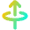 Line Arrow Elipse Up Icon from Flex Gradient Set