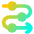 Line Arrow Roadmap Icon from Flex Gradient Set