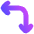 Line Arrow Top Right Corner Icon from Flex Gradient Set