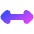 Arrow Horizontal Icon from Flex Gradient Set