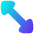 Diagonal Triangle Arrow 2 Icon from Flex Gradient Set