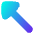 Diagonal Triangle Arrow Upper Left Icon from Flex Gradient Set