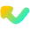 Triangle Arrow Bounce Up Left Icon from Flex Gradient Set