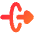 Triangle Arrow Elipse Right Icon from Flex Gradient Set