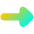 Triangle Arrow Right 1 Icon from Flex Gradient Set