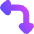 Triangle Arrow Top Right Corner Icon from Flex Gradient Set