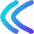 Double Tailless Line Arrow Left Icon from Flex Gradient Set