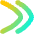 Double Tailless Line Arrow Right Icon from Flex Gradient Set