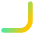 Tailless Line Arrow Bottom Right Icon from Flex Gradient Set